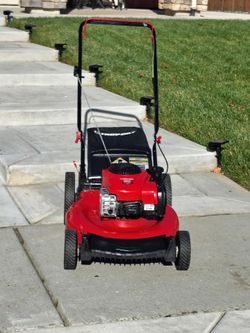 Troy built lawn mower