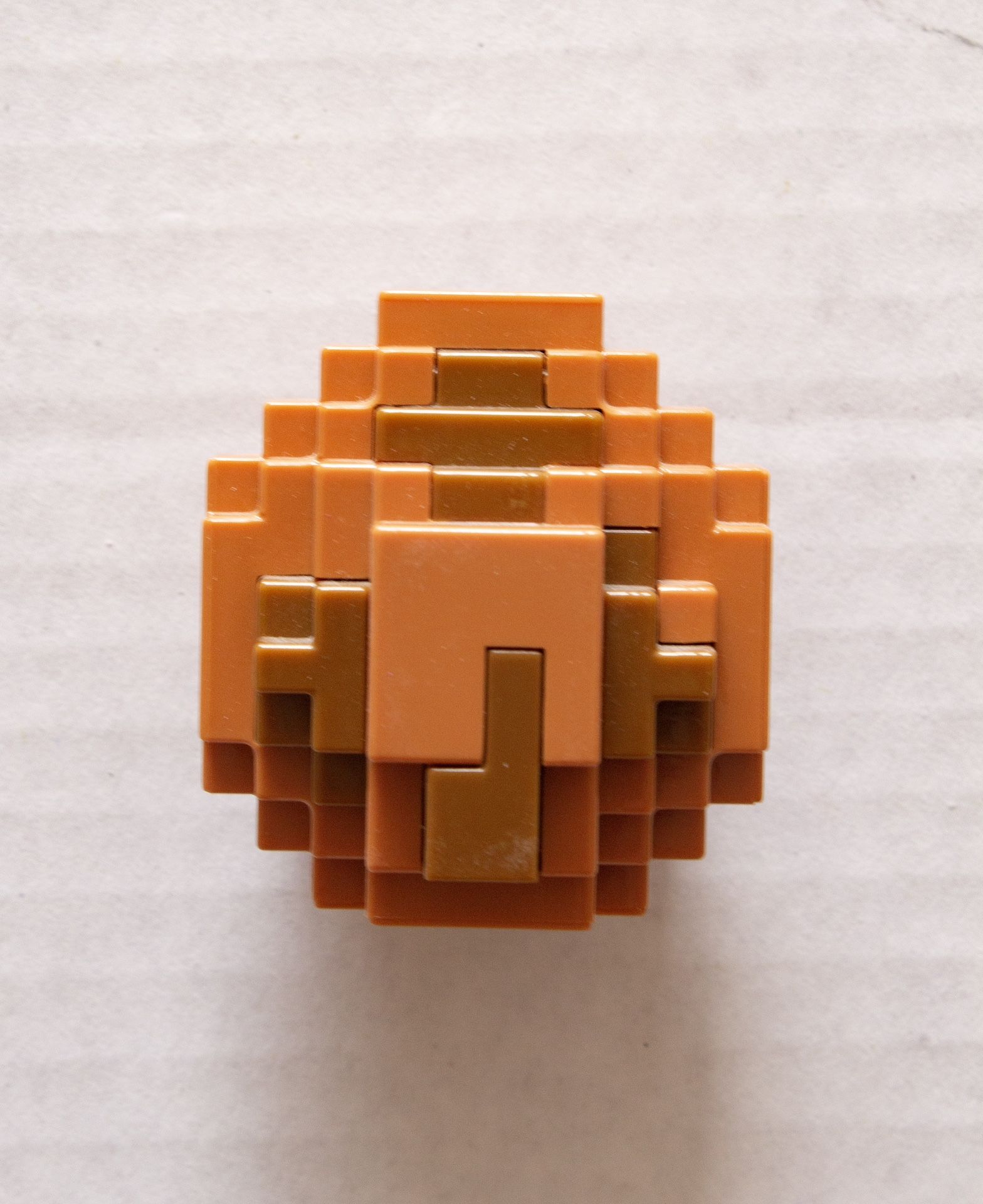 Brown spotted "Rabbit" Minecraft Egg - WITHOUT MINI-FIG