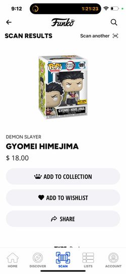 Demon Slayer Funko Gyomei Hot Topic Exclusive Pop