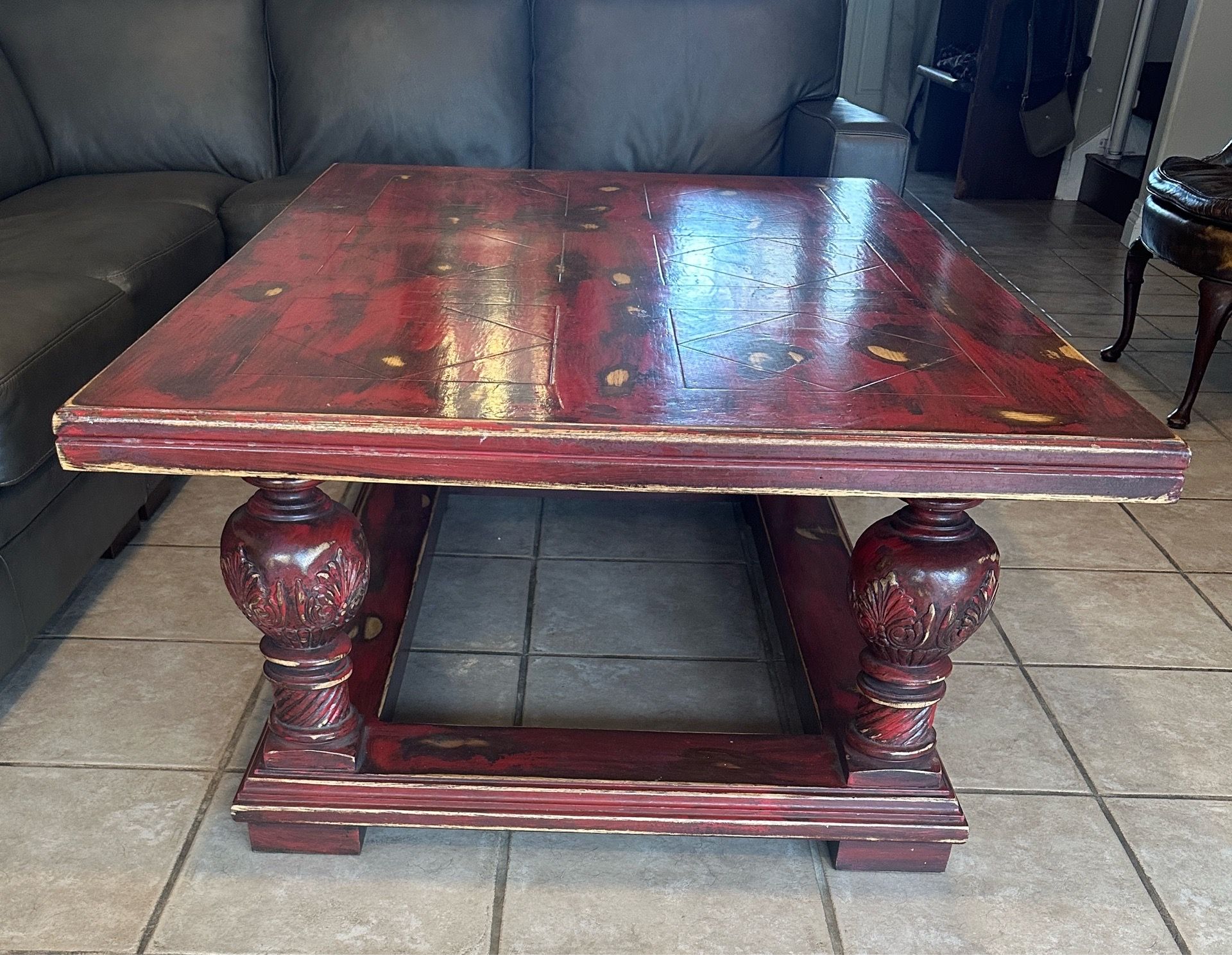 Coffee table, rectangular large Restoration Hardware inspired Coffee table, rectangular large restoration hardware inspired