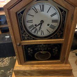 Seth Thomas 8 Day Oak Mantle Clock