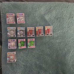 Lot Of 11 BittyPOP! Miniture 1 inch Collectible Figurines