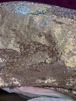 Rose Gold Sequin Overlays 55x55