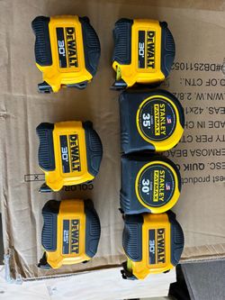 DeWalt & Stanley FatMax Tape Measures