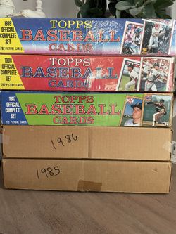 Official Complete Sets Baseball Cards Lot