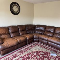 Leather Couch 