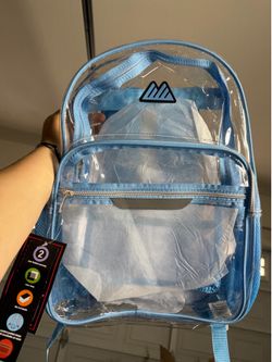 New clear back pack