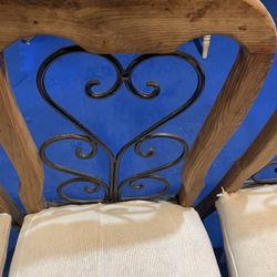 three antique chairs (The chairs are $10 each.)