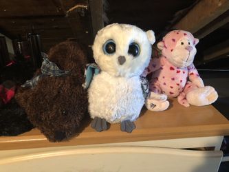 Large stuffed animals (mystery box prizes)