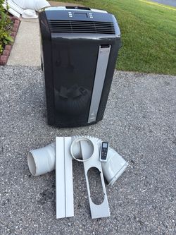 Portable Ac w/all the accessories including remote control. Powerful 12,000 BTU. Works perfectly.