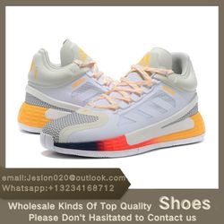 Adidas Rose men's sports shoes basketball shoes gray orange