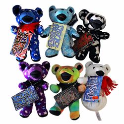 Vintage Grateful Dead Collectible Plush Dancing Bears NEW