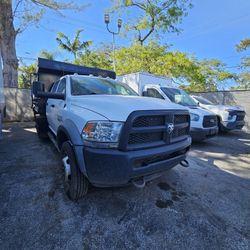 2016 RAM 5500 Crew Cab, 12' Steel Dump Body, Cummins 6.7L, - M Brothers Dump Body, 1-Owner, 64K Original Miles