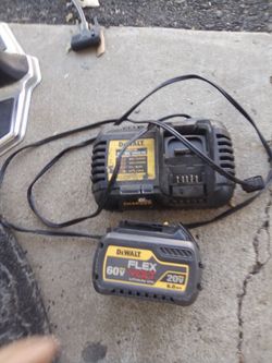 DeWalt battery and charger