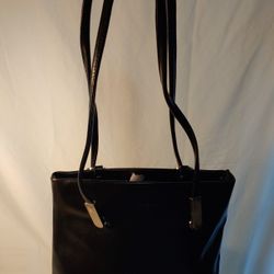 Frederic  Paris Black Convertible Backpack