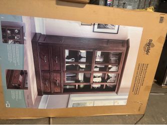 Sliding door bookcase