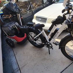 Electric Bike With Buggy 