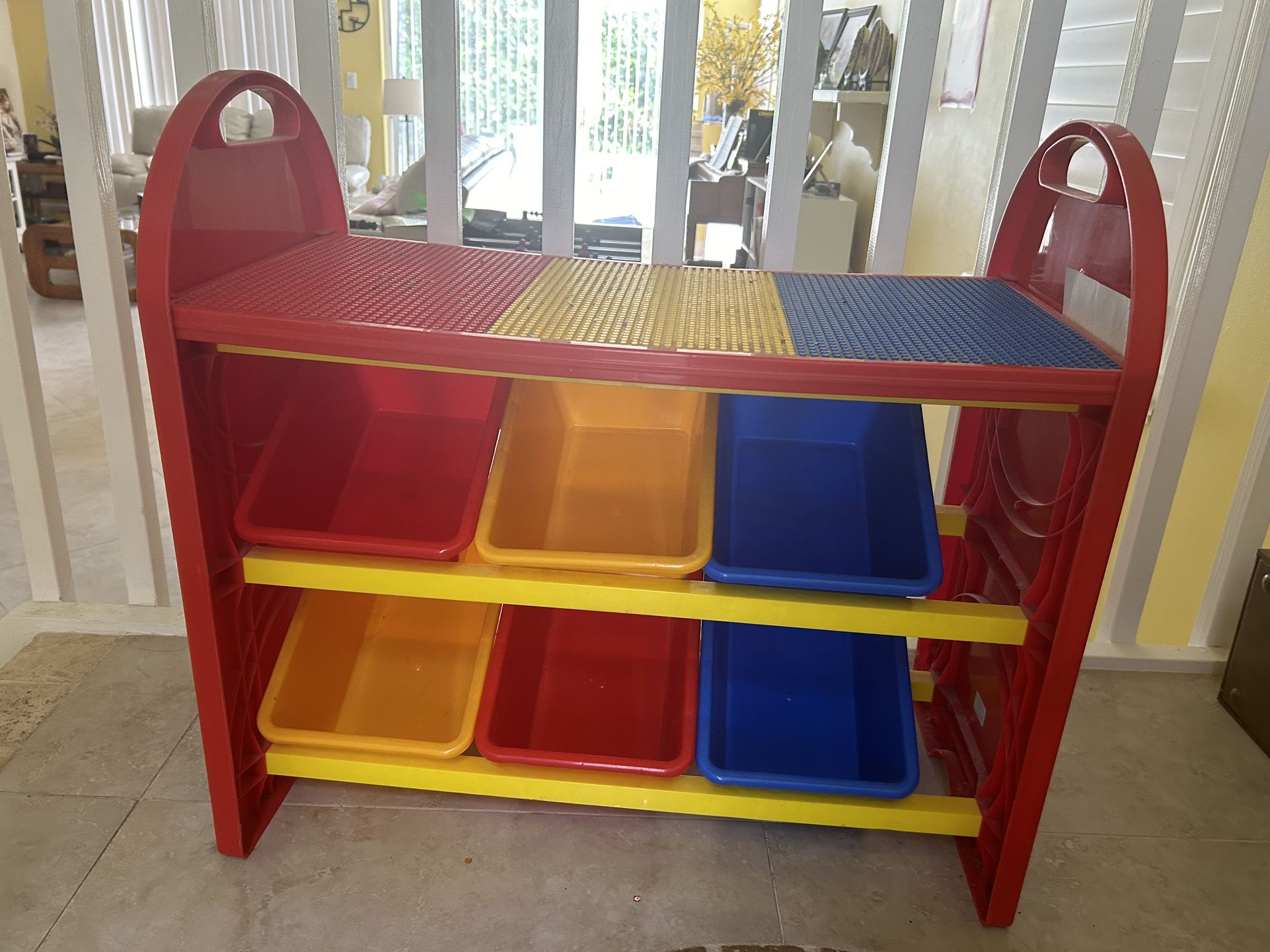Tot Tutors Lego Table Storage Bin