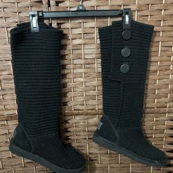 Black Sweater UGG Boots