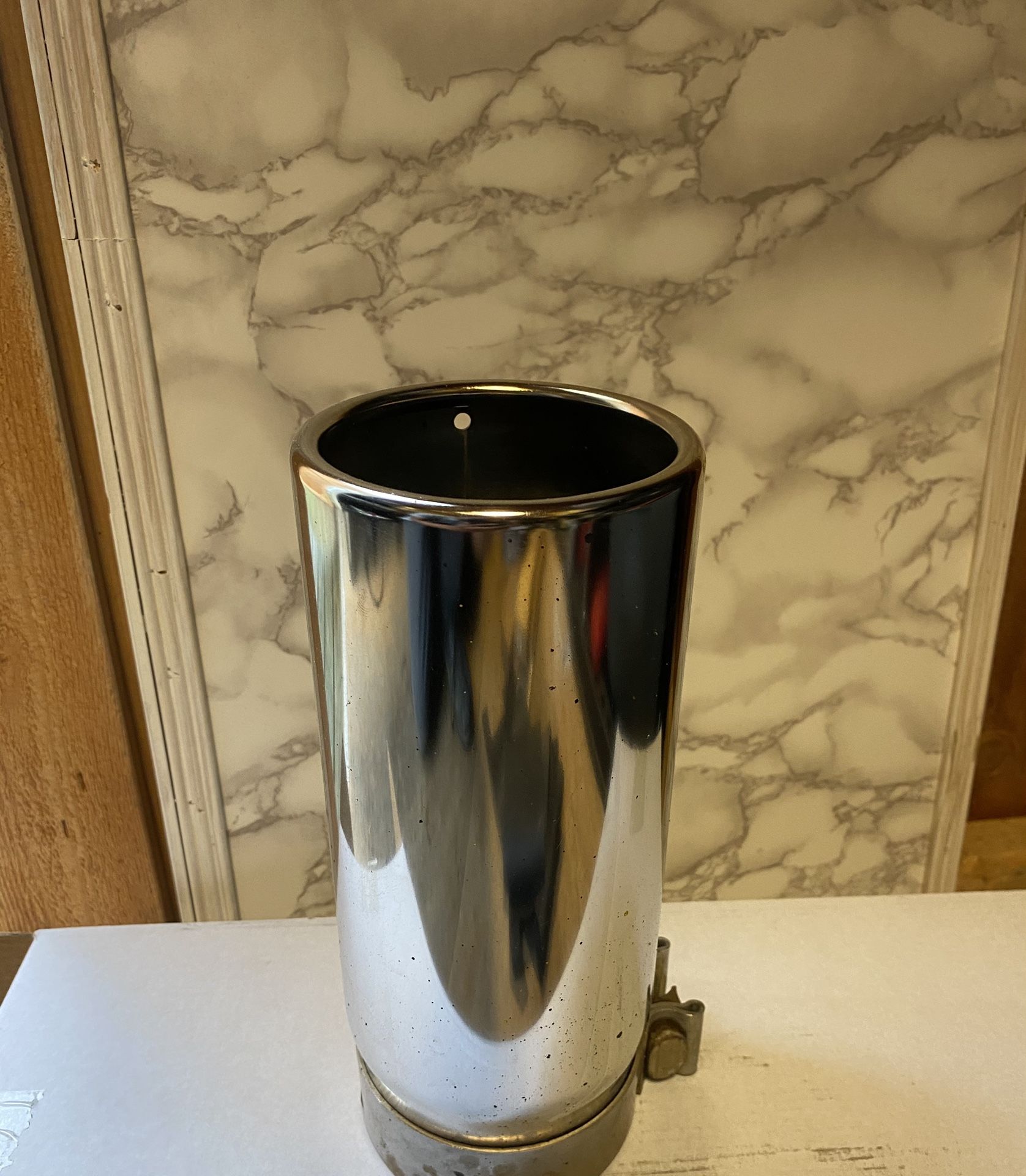 Chrome Bolt On Exhaust Tip