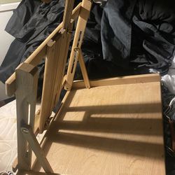 Portable Wood Art easel With Drawer And Art Supllies