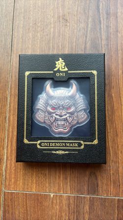 Copper 5 oz oni demon mask
