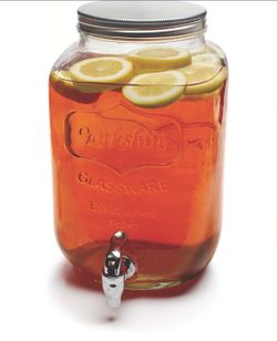 Circleware Yorkshire Mason Jar Beverage Dispenser
Classic Yorkshire Glass Design That Goes Great With Any Kitchen Decor & Serveware, Easy To Clean Eve