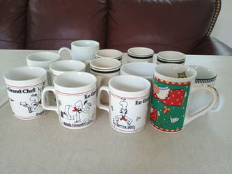13 Quality Coffee Mugs, One Bundle Price 