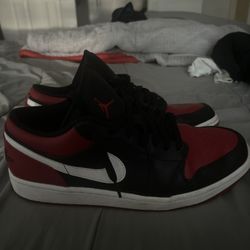 Size 12 - Jordan 1 Low Bred Toe