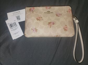 Coach zip wristlet-brand new