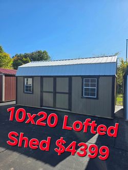 10X20 Lofted Shed
