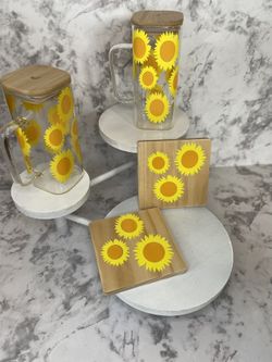 Cups With Coasters