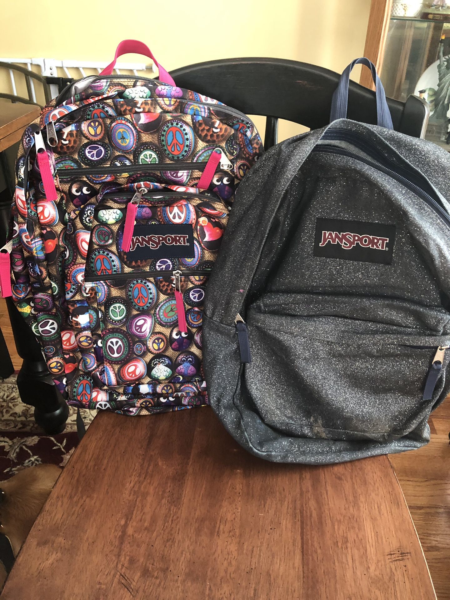 2 Jansport backpacks