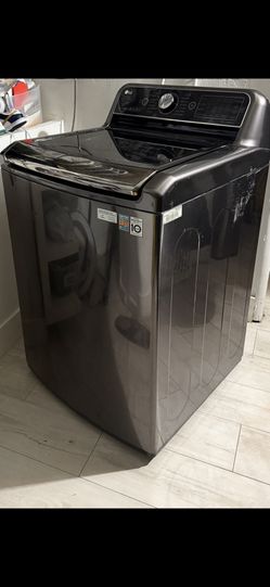 LG 5.2 Cu. Ft. Black Stainless Steel Top Loader