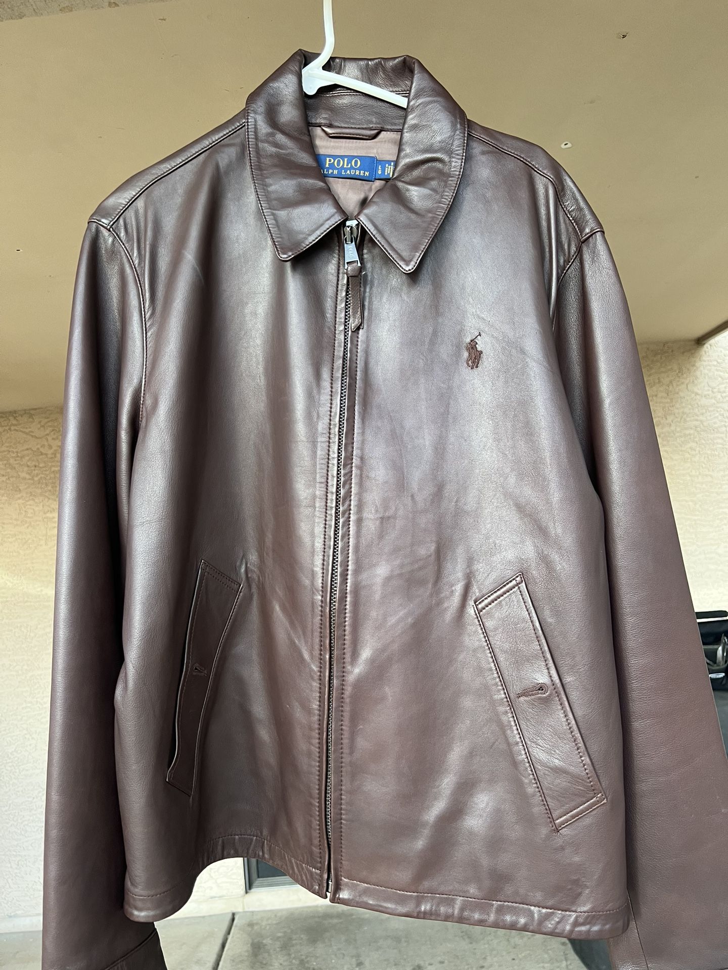 Polo Ralph Lauren Leather Jacket (Large)