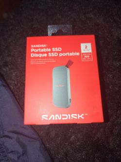 2 tb SSD.  Sandisk Portabble