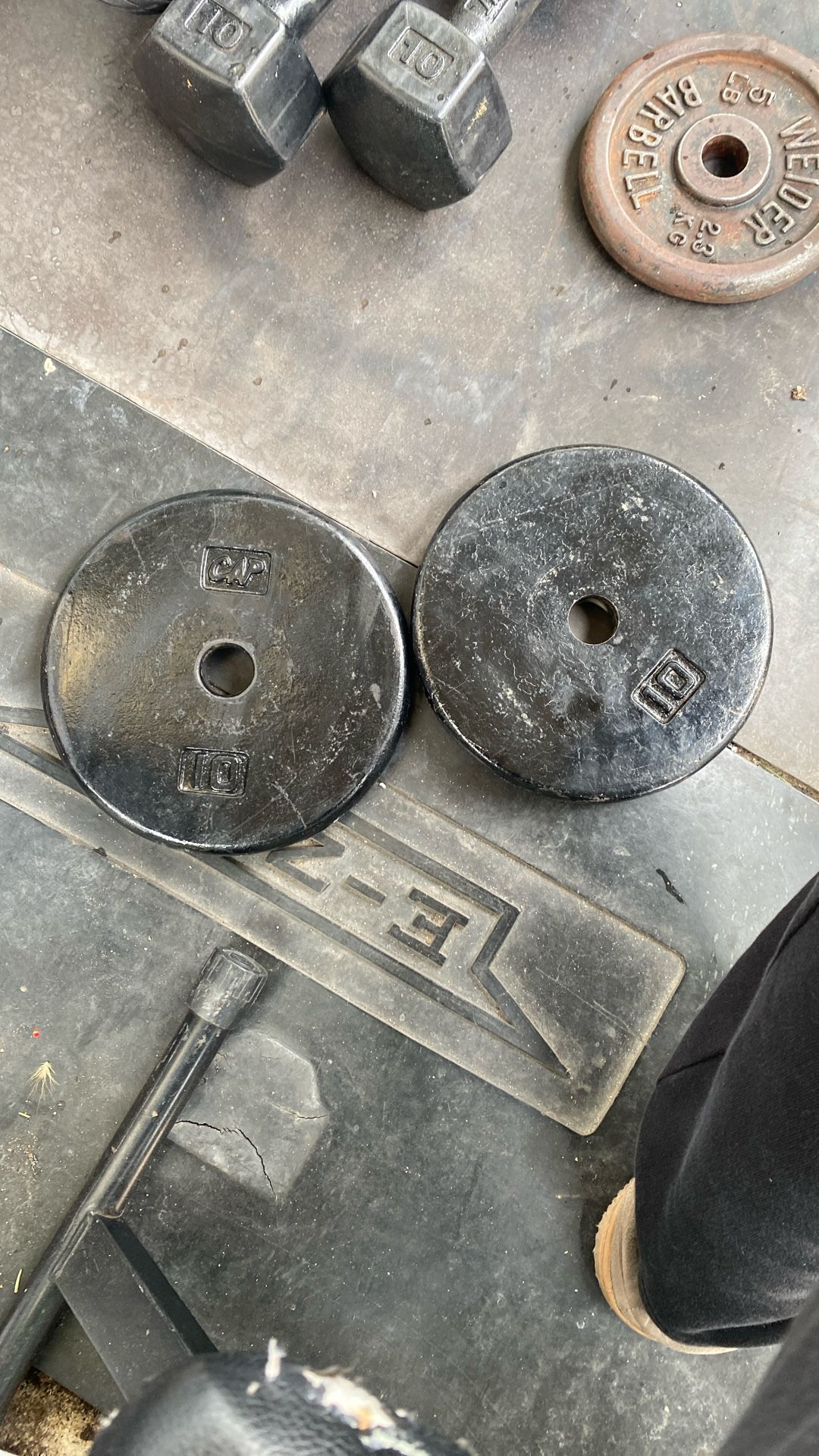 10LB (2) CAP Weights