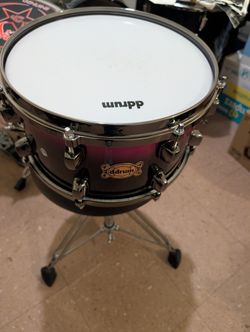 DDrum Dominion 13x7 Maple Snare Drum Purple Fade