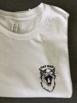 Cat Dad T Shirt  