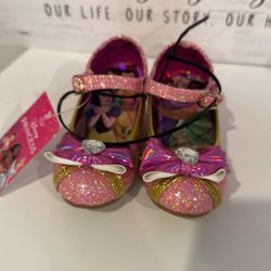 Girls Disney Princess Shoes Pink Size 7