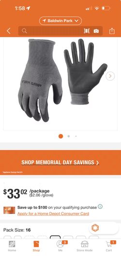 12 pack firm grip gloves (price is firm)