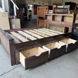 Full Bookcase Frame And 3 Drawers 