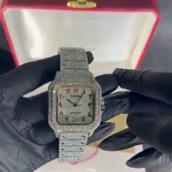 New VVS Moissanite Cartier Watch
