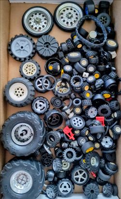 Hobby Lot Wheels Tires Lego 100+ pieces