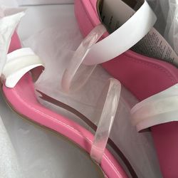 The Drop Avery Pink Clear size 10