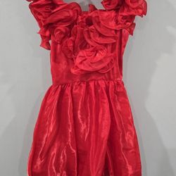 Halloween Cocktail Dress Red