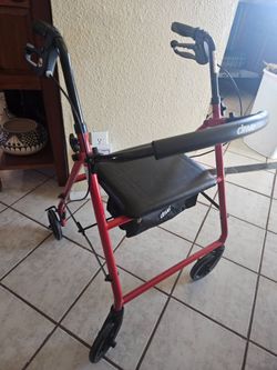 Drive Medical Rollator Walker with Seat