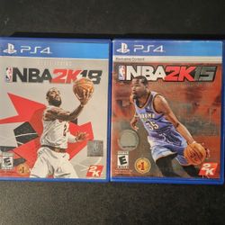 PS4 Video Game Bundle of 2 Games for $10 - NBA2K15 NBA2K18