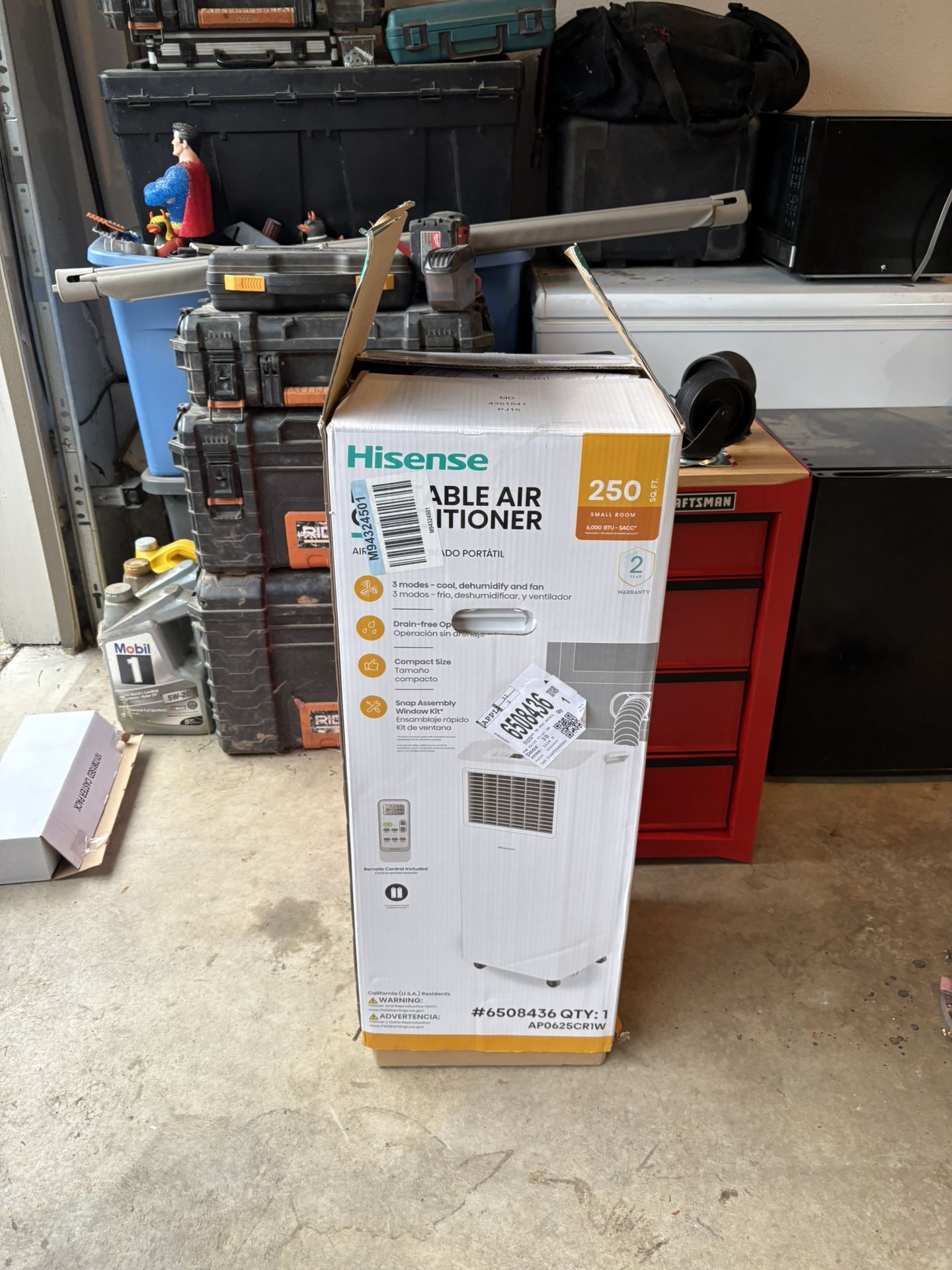NEW Hisense Portable AC 6,000 BTU