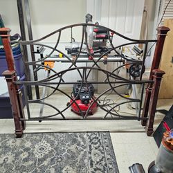 Bombay Wrought Iron queen size bed frame